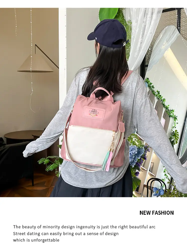 Women's Oxford Cloth Backpacks 2025 Trendy Korean Style Anti-Theft — feature 18