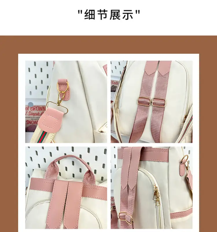 Women's Oxford Cloth Backpacks 2025 Trendy Korean Style Anti-Theft — feature 4