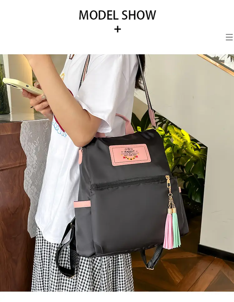 Women's Oxford Cloth Backpacks 2025 Trendy Korean Style Anti-Theft — feature 8