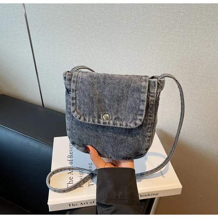 Denim Crossbody Bag Women Retro Mobile Phone Bag — feature 20