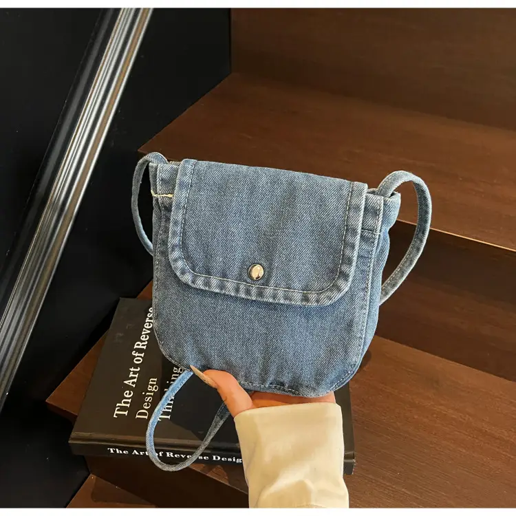 Denim Crossbody Bag Women Retro Mobile Phone Bag — feature 21
