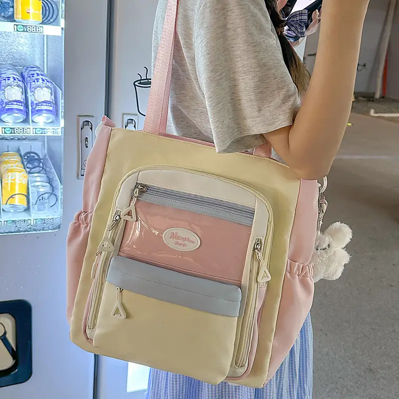 Japanese Style Transparent Crossbody Bag for Women