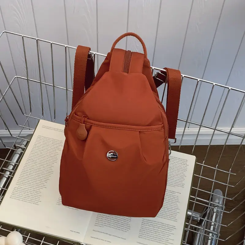 Women's Beige 2025 Travel Backpack Lightweight Commuter Crossbody - Image 7