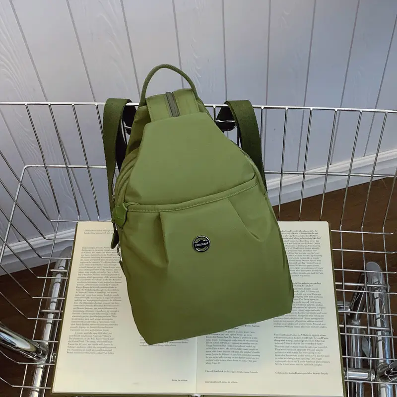 Women's Beige 2025 Travel Backpack Lightweight Commuter Crossbody - Image 8