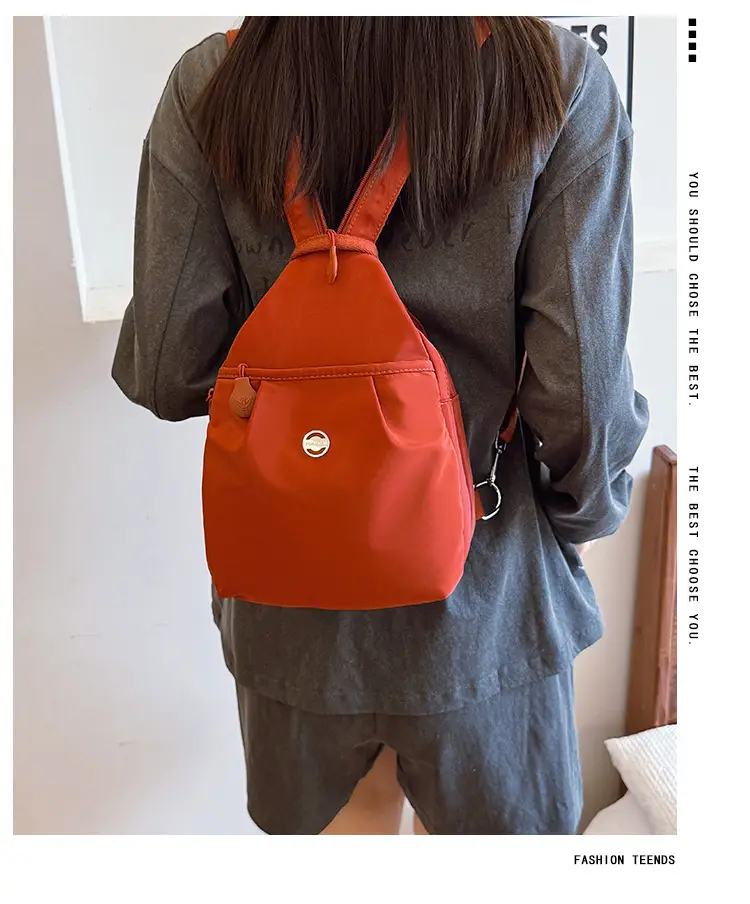 Women's Beige 2025 Travel Backpack Lightweight Commuter Crossbody — feature 1