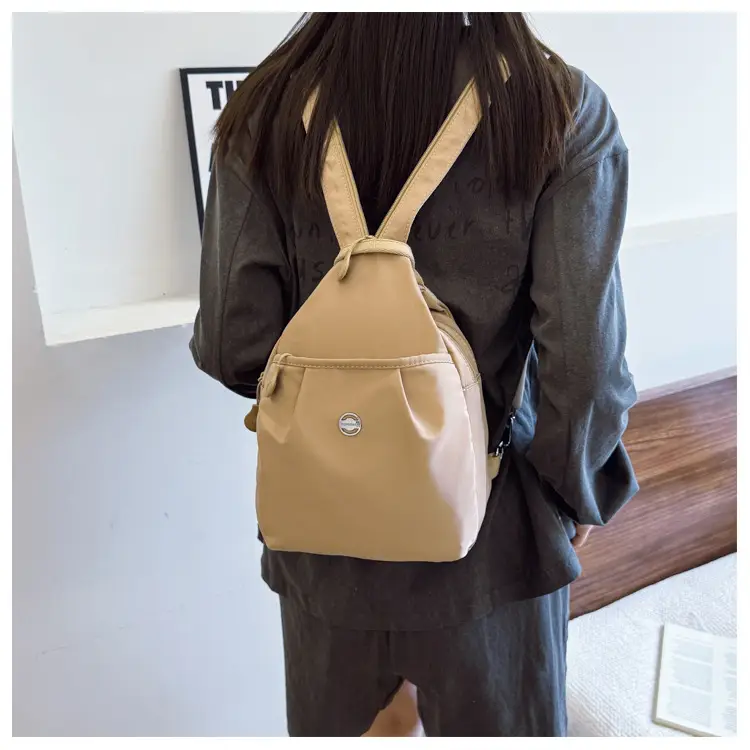 Women's Beige 2025 Travel Backpack Lightweight Commuter Crossbody — feature 10