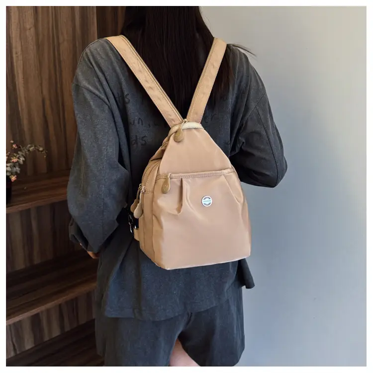 Women's Beige 2025 Travel Backpack Lightweight Commuter Crossbody — feature 9