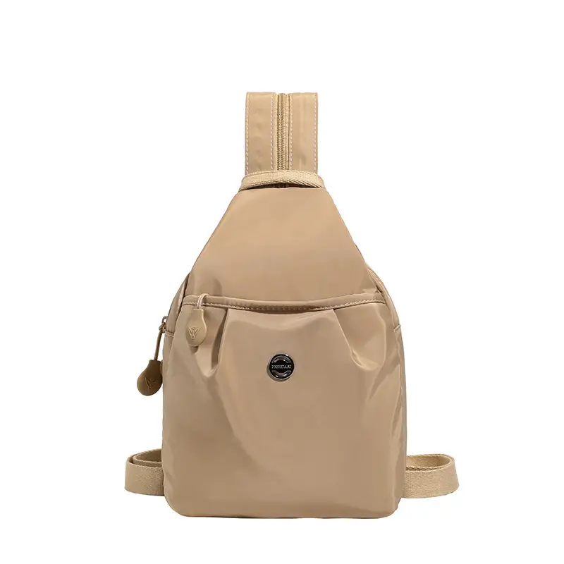 Women's Beige 2025 Travel Backpack Lightweight Commuter Crossbody - Image 3