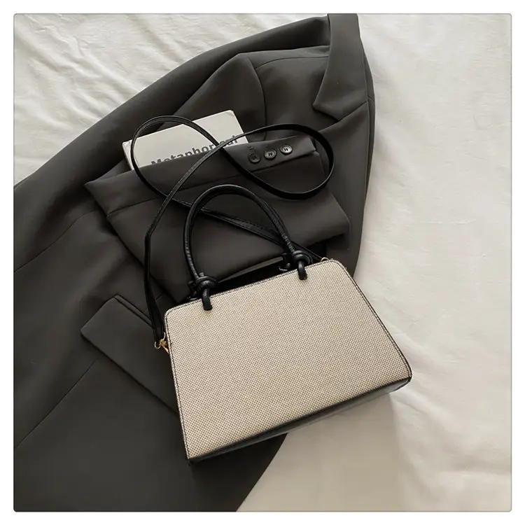 2026 Summer Shoulder Bag Brown White Korean Style Elegant Women's Handbag — feature 19