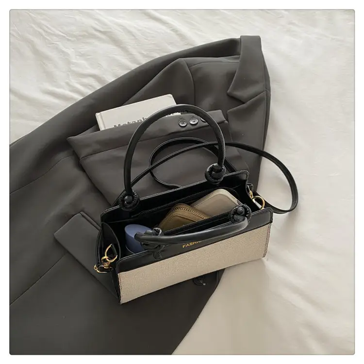2026 Summer Shoulder Bag Brown White Korean Style Elegant Women's Handbag — feature 20