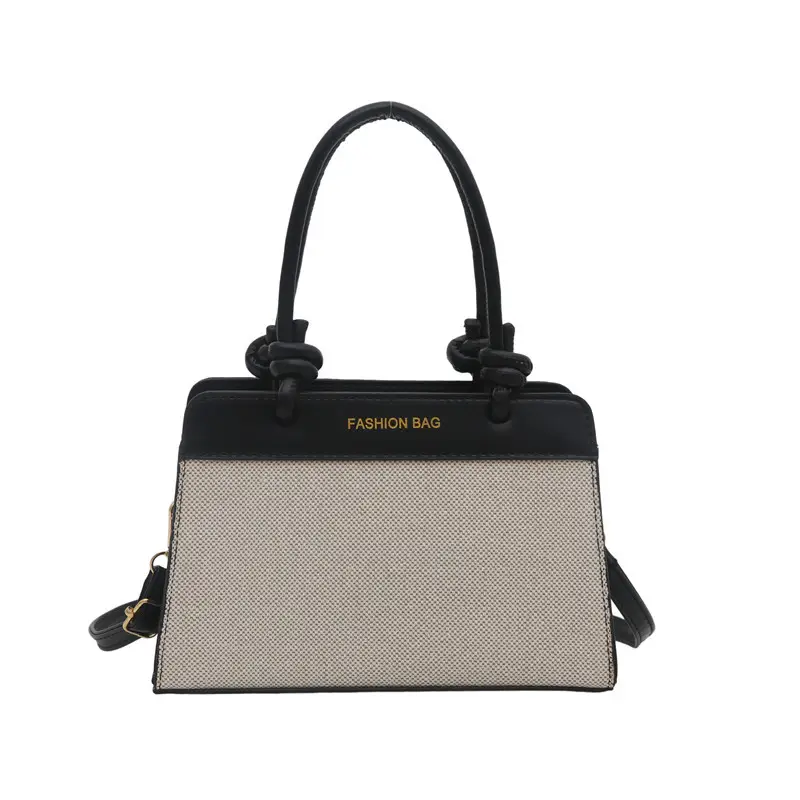 2026 Summer Shoulder Bag Brown White Korean Style Elegant Women's Handbag - Image 2