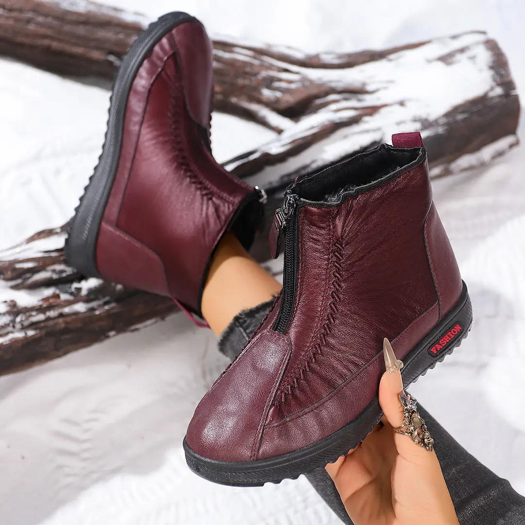 Winter Thickeneded Velvet Warm Boots Mom Soft Sole Middle-Aged and Elderly Women's Shoes Cross-Border Amazon Temu Dropshipping — feature 13