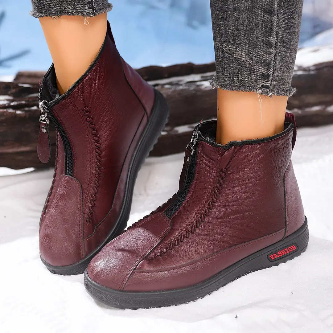 Winter Thickeneded Velvet Warm Boots Mom Soft Sole Middle-Aged and Elderly Women's Shoes Cross-Border Amazon Temu Dropshipping — feature 14