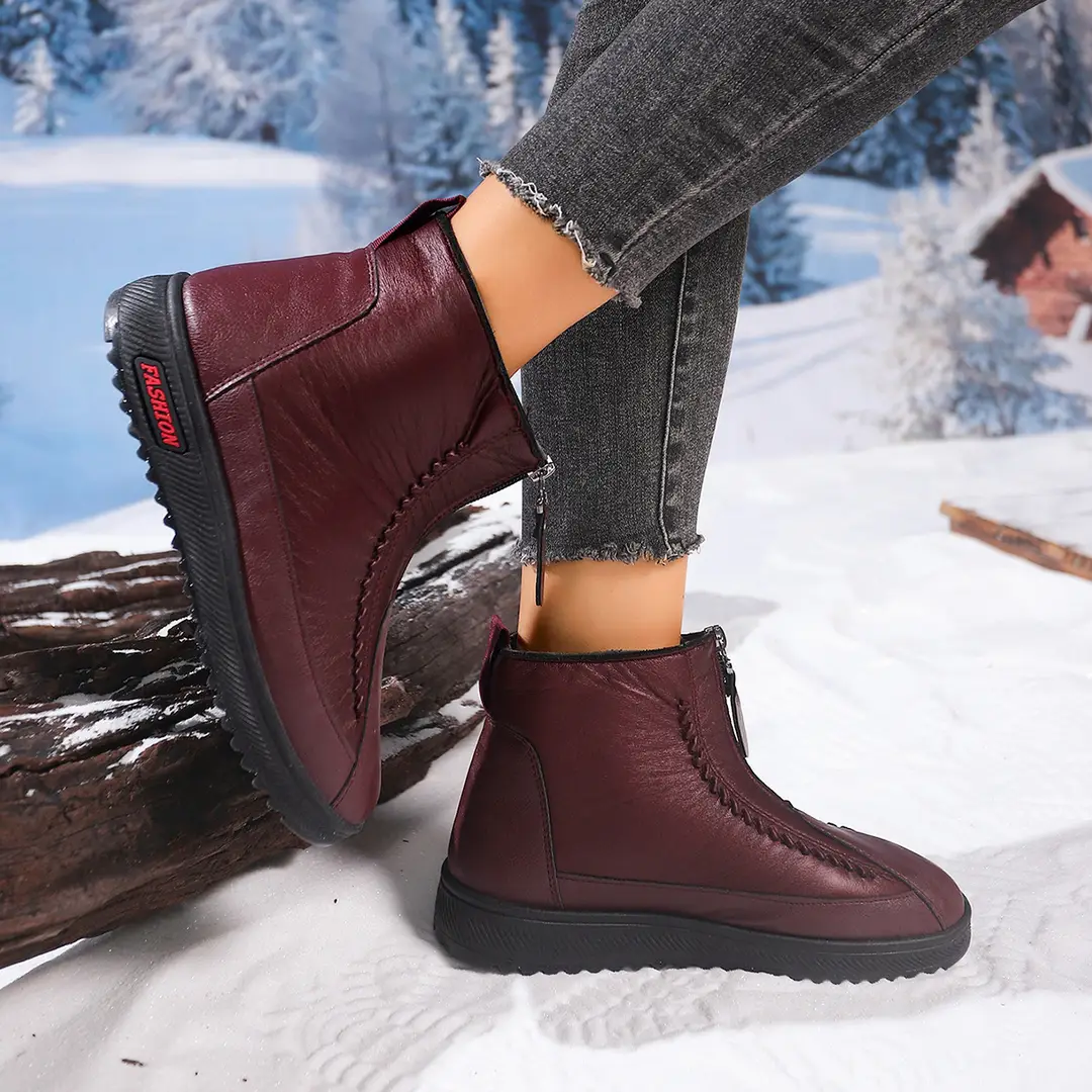 Winter Thickeneded Velvet Warm Boots Mom Soft Sole Middle-Aged and Elderly Women's Shoes Cross-Border Amazon Temu Dropshipping — feature 16