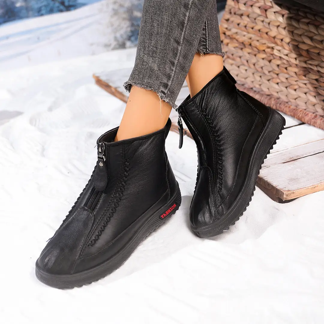 Winter Thickeneded Velvet Warm Boots Mom Soft Sole Middle-Aged and Elderly Women's Shoes Cross-Border Amazon Temu Dropshipping — feature 7