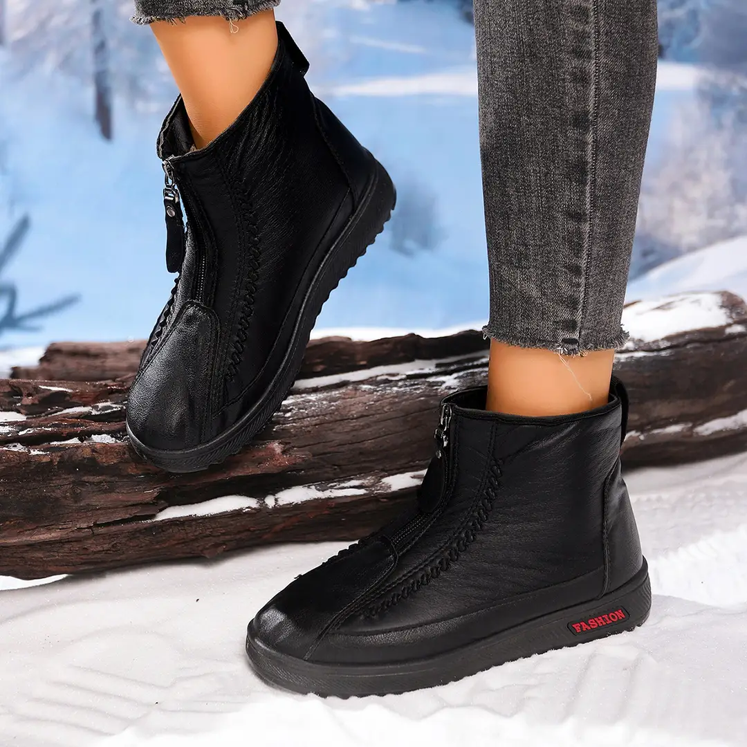 Winter Thickeneded Velvet Warm Boots Mom Soft Sole Middle-Aged and Elderly Women's Shoes Cross-Border Amazon Temu Dropshipping — feature 8