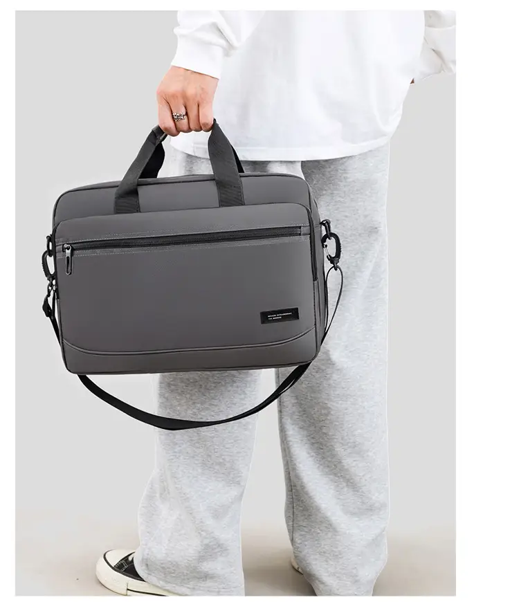 Men's Business Briefcase Crossbody Bag Large Capacity — feature 14