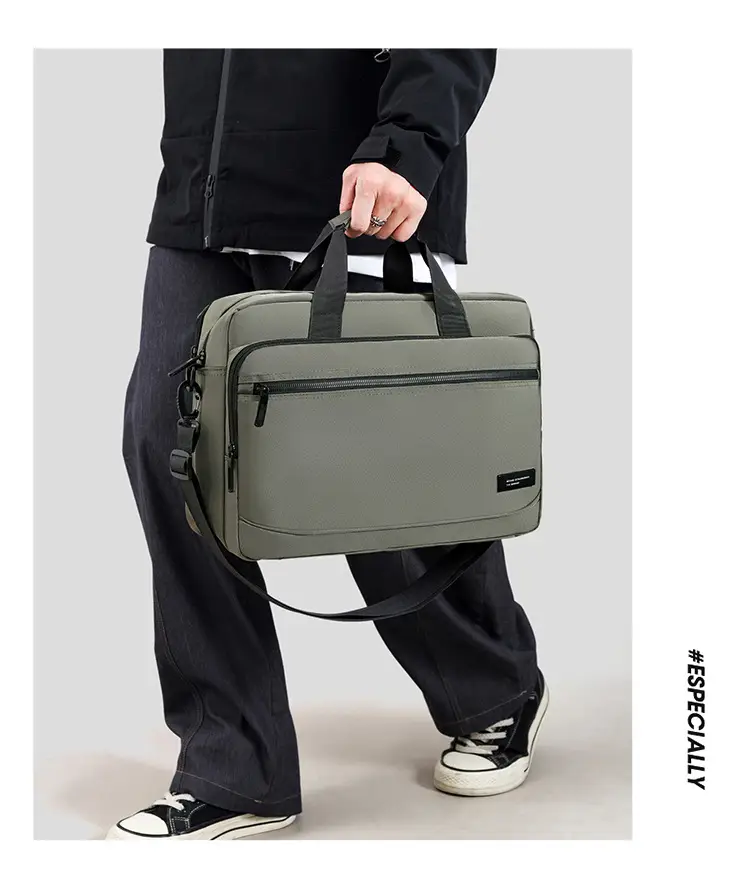 Men's Business Briefcase Crossbody Bag Large Capacity — feature 17