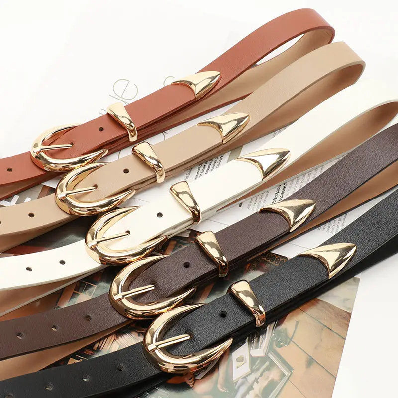Gold Alloy Three-Piece Belt Set for Women - Image 6