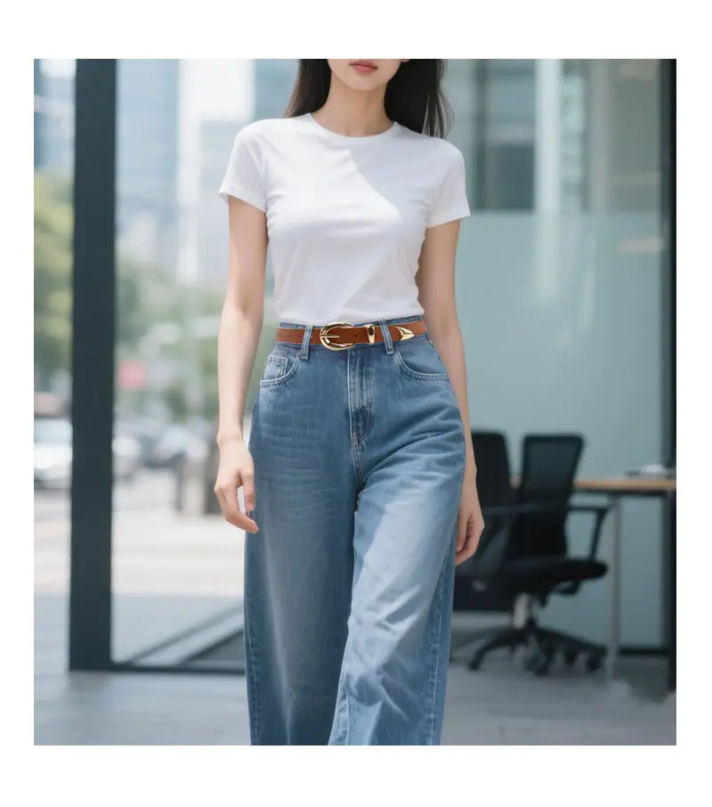 Gold Alloy Three-Piece Belt Set for Women — feature 21