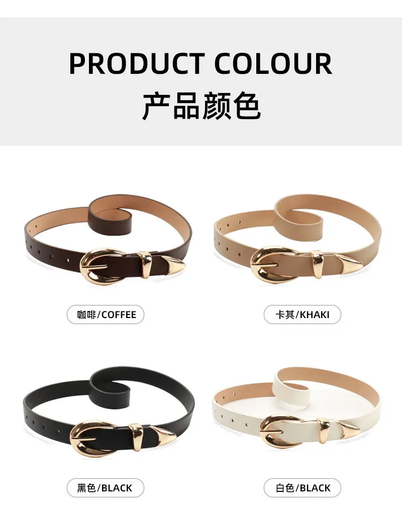 Gold Alloy Three-Piece Belt Set for Women — feature 27