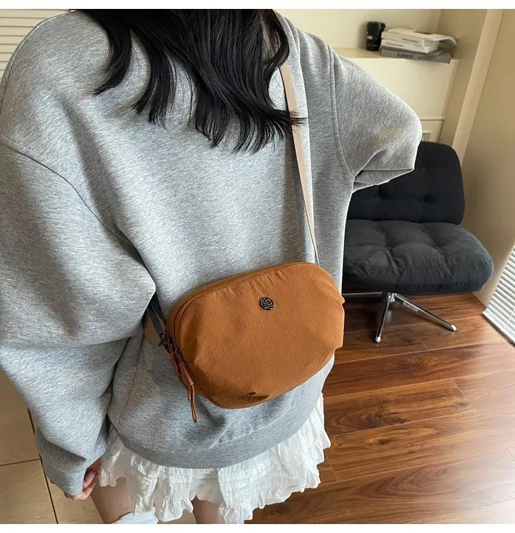 Tan Nylon Crossbody Bag for Women — feature 11