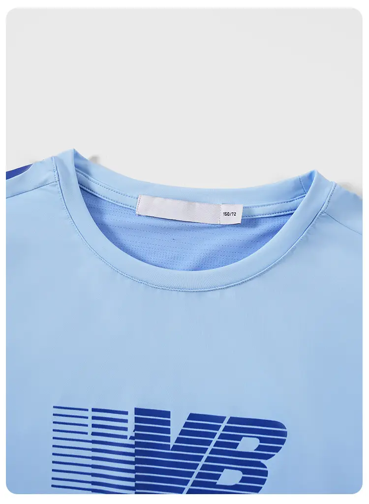 Kids Light Blue Runway T-Shirt Short Sleeve Lightweight — feature 16