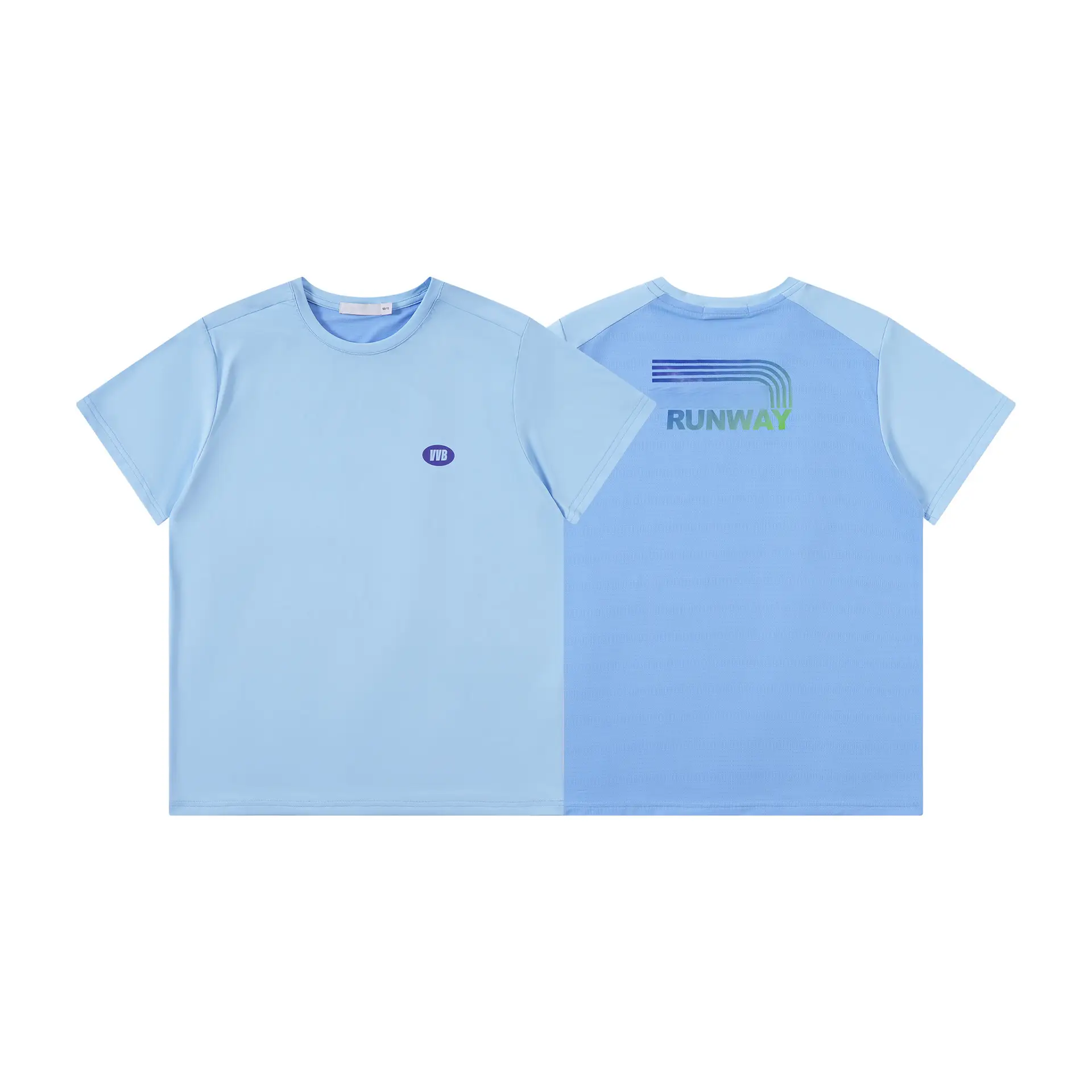 Kids Light Blue Runway T-Shirt Short Sleeve Lightweight - Image 4