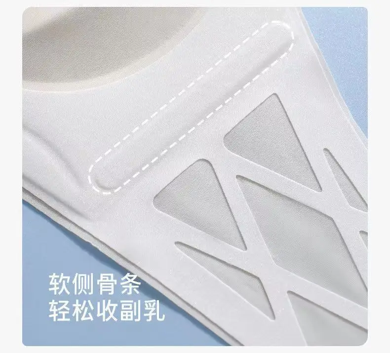 Ice Silk Seamless Underwear Strapless Thin Summer Women's Non-Slip Tube Top Push-Up Pull-Up Comfortable Bra — feature 16