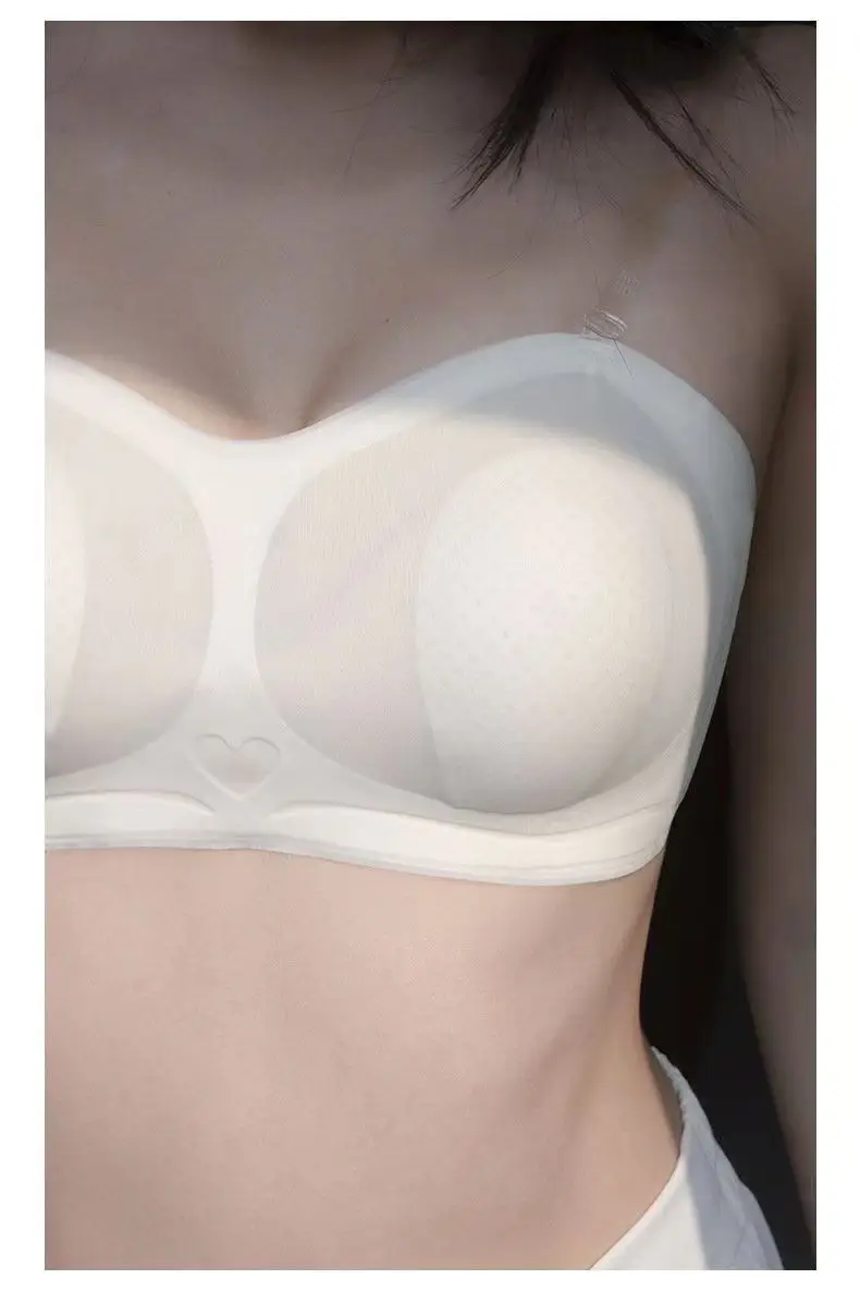 Ice Silk Seamless Underwear Strapless Thin Summer Women's Non-Slip Tube Top Push-Up Pull-Up Comfortable Bra — feature 24