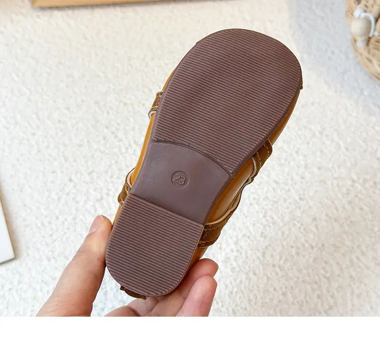 2025 Summer Baby Toddler Shoes Brown Velvet — feature 22