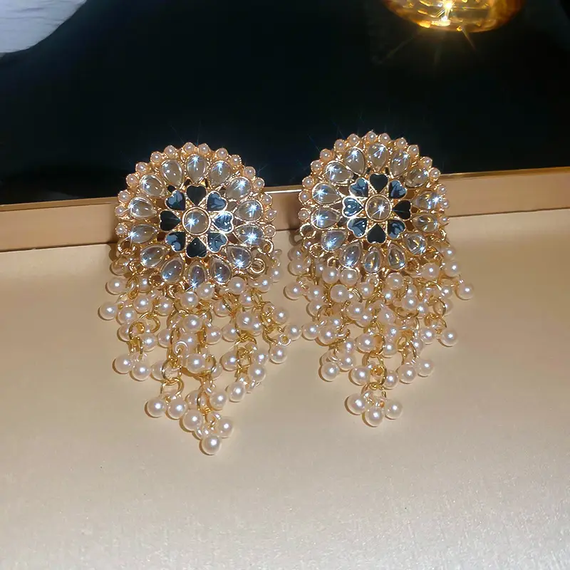 Retro Ethnic Style Round Cut Out Earrings Bohemian Elegant Elegant Earrings Niche Fashion Accessible Luxury Earrings for Women — feature 12