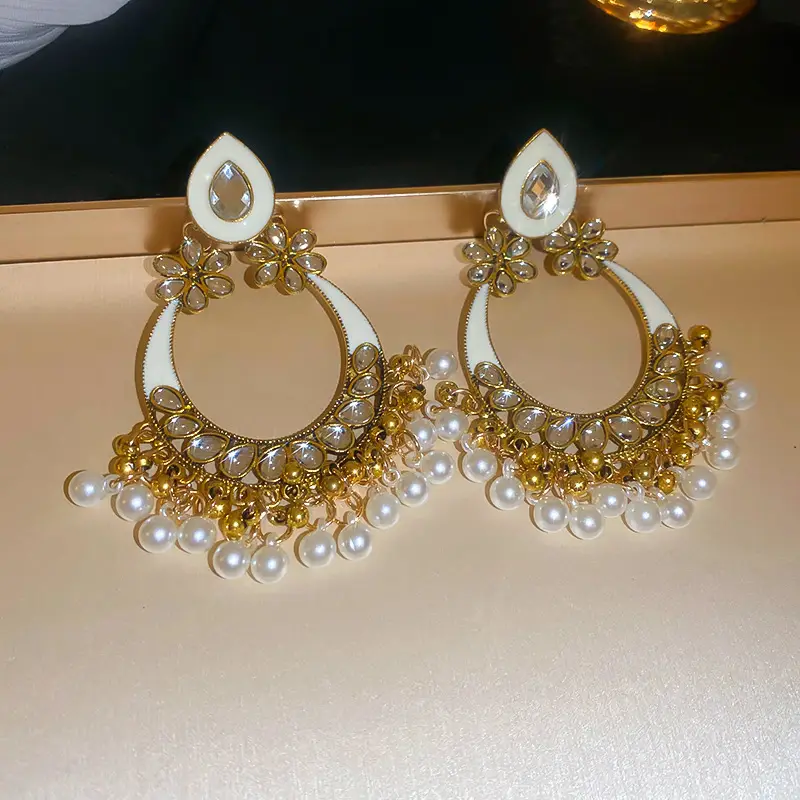 Retro Ethnic Style Round Cut Out Earrings Bohemian Elegant Elegant Earrings Niche Fashion Accessible Luxury Earrings for Women — feature 18
