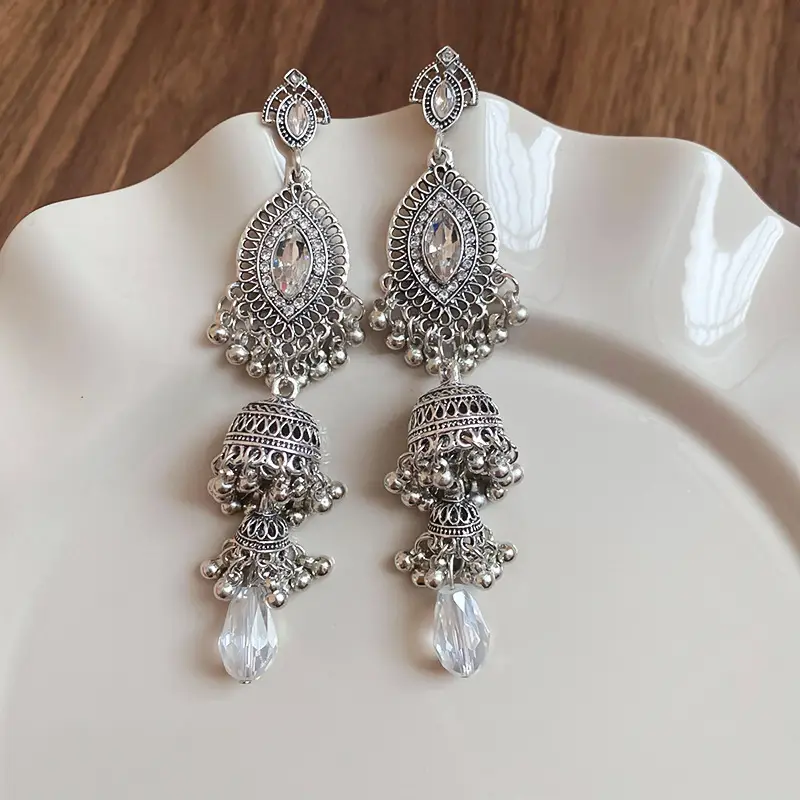 Retro Ethnic Style Round Cut Out Earrings Bohemian Elegant Elegant Earrings Niche Fashion Accessible Luxury Earrings for Women — feature 34
