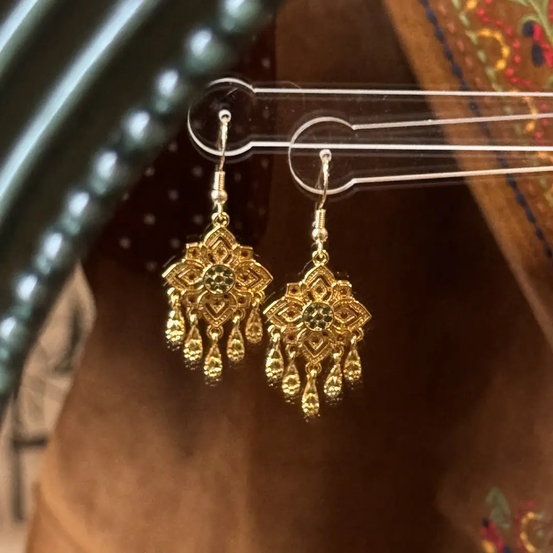 Retro Ethnic Style Round Cut Out Earrings Bohemian Elegant Elegant Earrings Niche Fashion Accessible Luxury Earrings for Women — feature 38