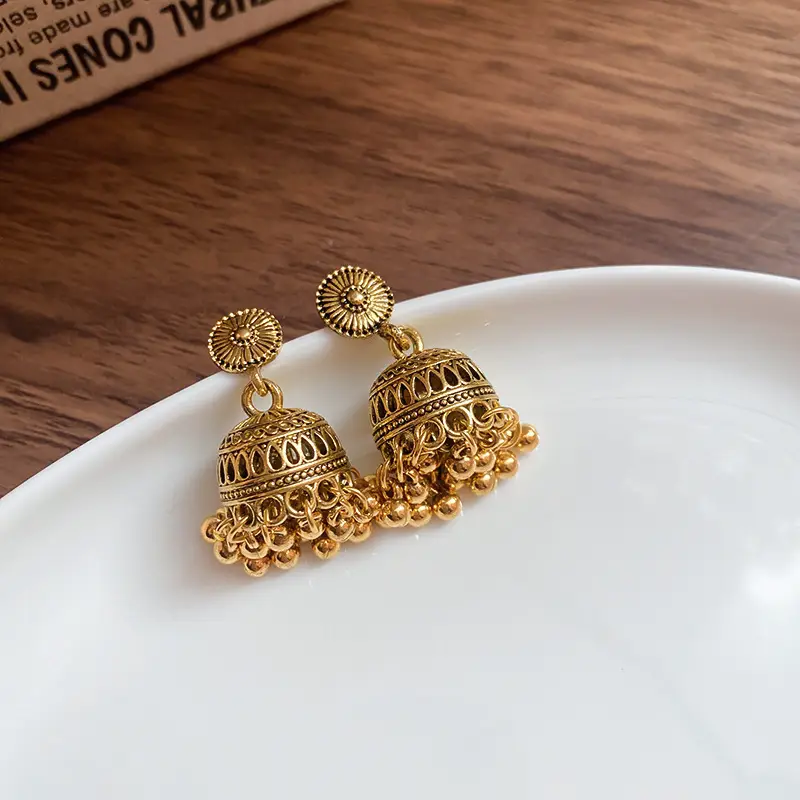 Retro Ethnic Style Round Cut Out Earrings Bohemian Elegant Elegant Earrings Niche Fashion Accessible Luxury Earrings for Women — feature 41