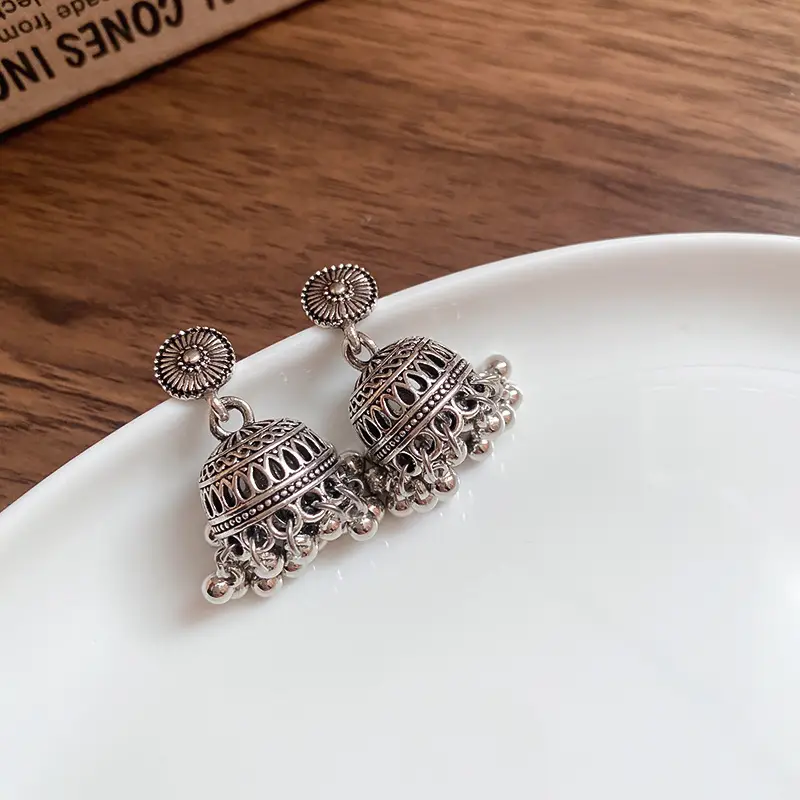 Retro Ethnic Style Round Cut Out Earrings Bohemian Elegant Elegant Earrings Niche Fashion Accessible Luxury Earrings for Women — feature 43
