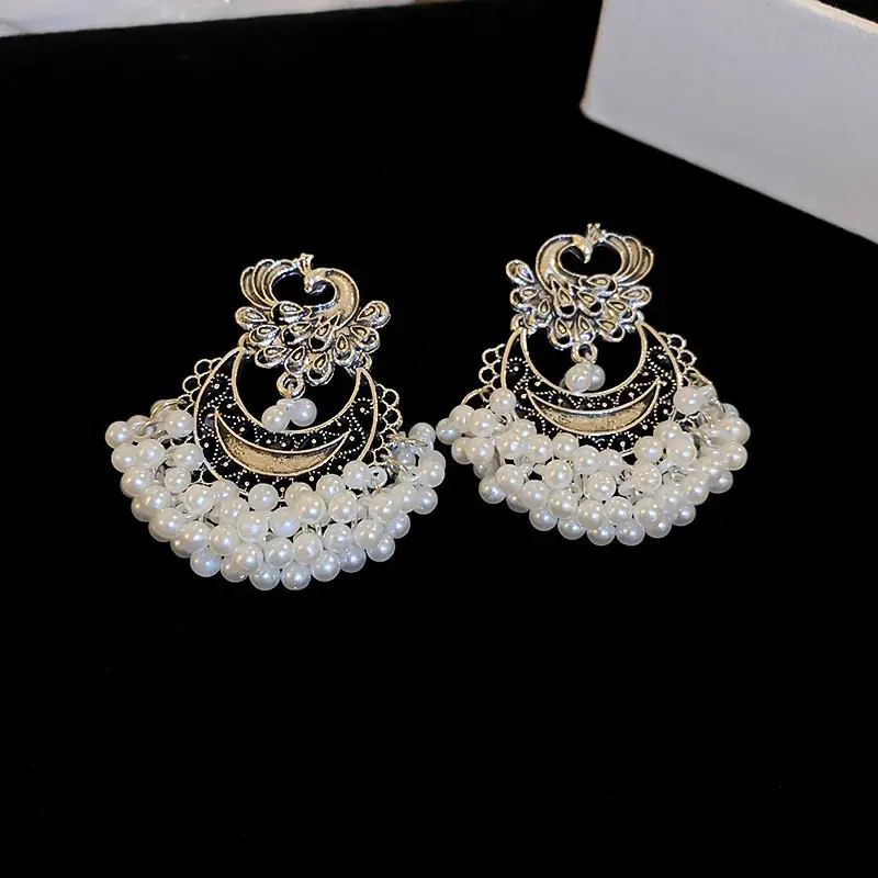 Retro Ethnic Style Round Cut Out Earrings Bohemian Elegant Elegant Earrings Niche Fashion Accessible Luxury Earrings for Women — feature 6
