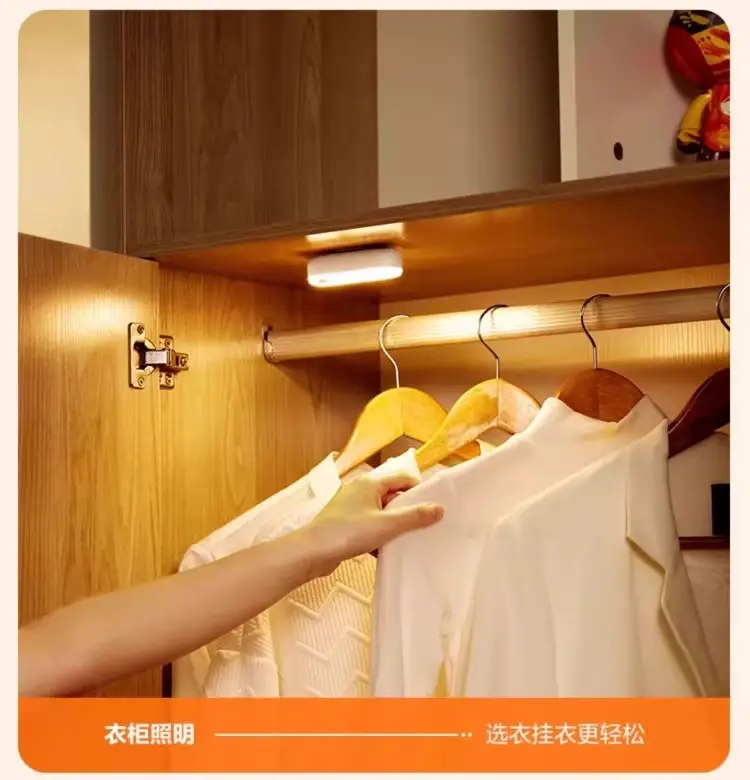 Human Body Sensor Night Light Smart Rechargeable Voice-Controlled Light Home Wireless Aisle Wall Night Corridor Sensor Light — feature 16