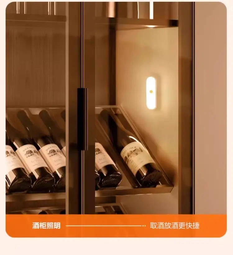 Human Body Sensor Night Light Smart Rechargeable Voice-Controlled Light Home Wireless Aisle Wall Night Corridor Sensor Light — feature 19