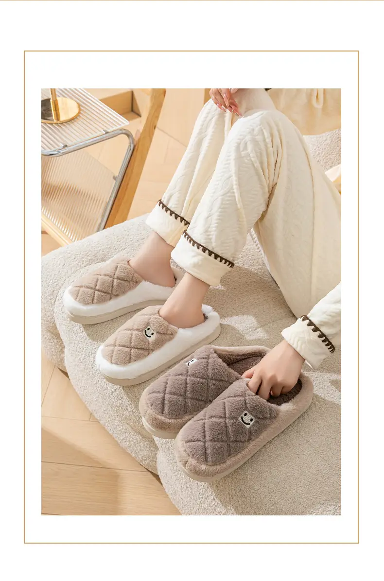 Warm Cotton Furry Slippers for Women Winter Indoor — feature 13