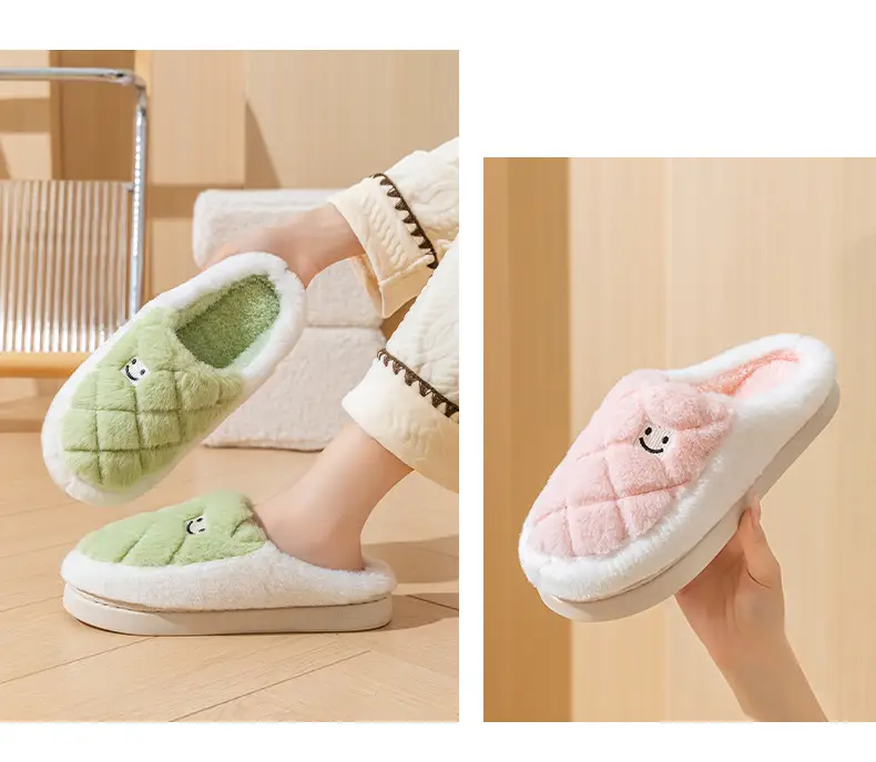 Warm Cotton Furry Slippers for Women Winter Indoor — feature 14