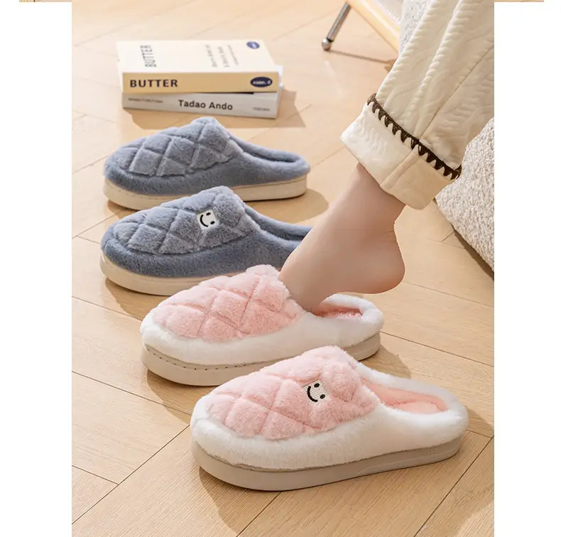 Warm Cotton Furry Slippers for Women Winter Indoor — feature 18