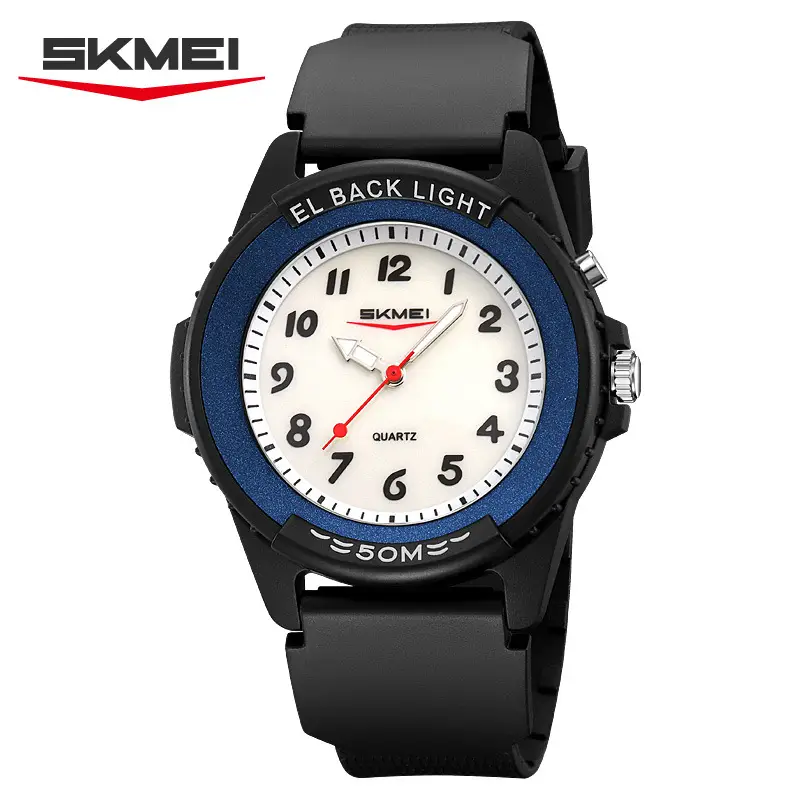 Black Sporty Men's Quartz Watch with Red Second Hand
