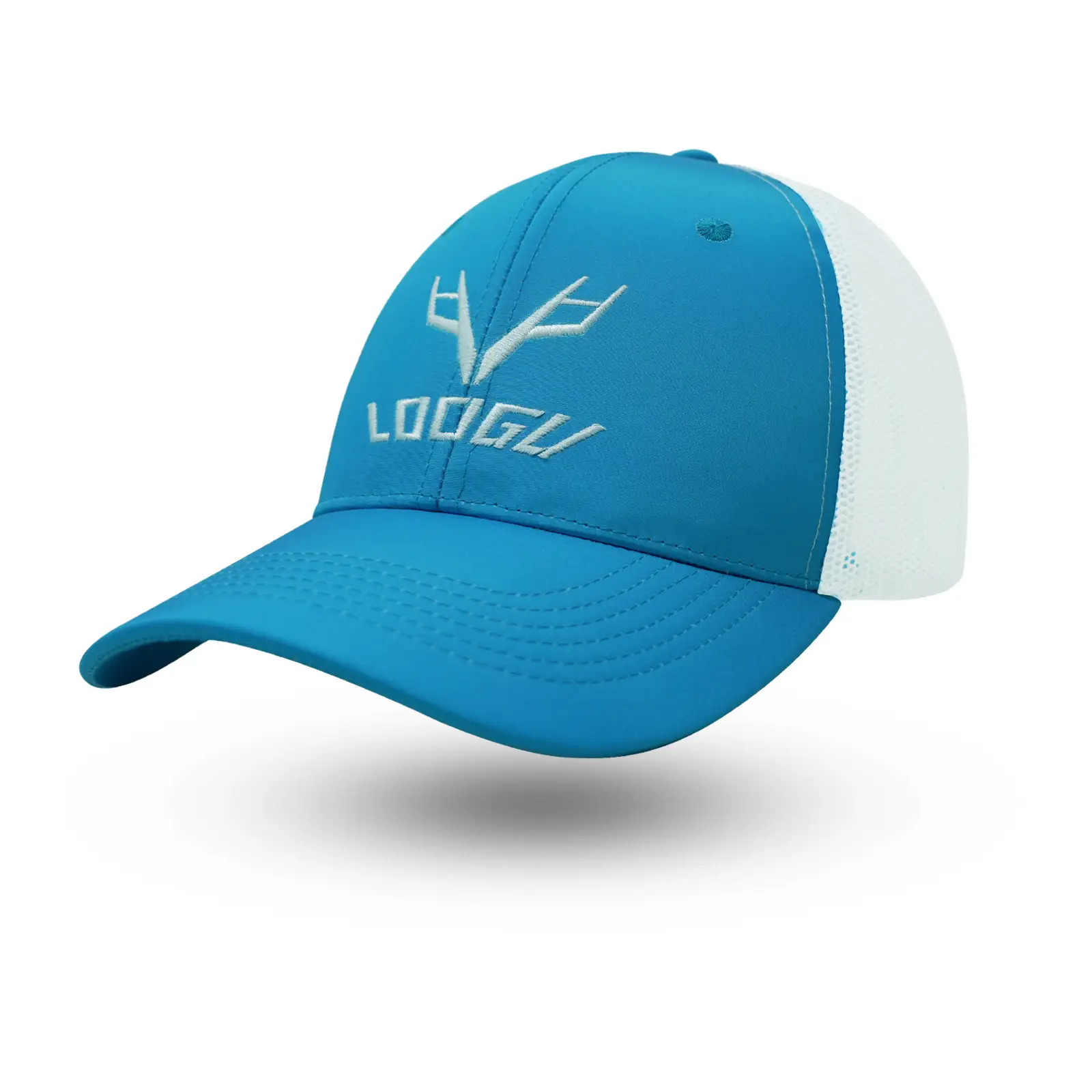 Blue Tactical Camouflage Cap with Logo