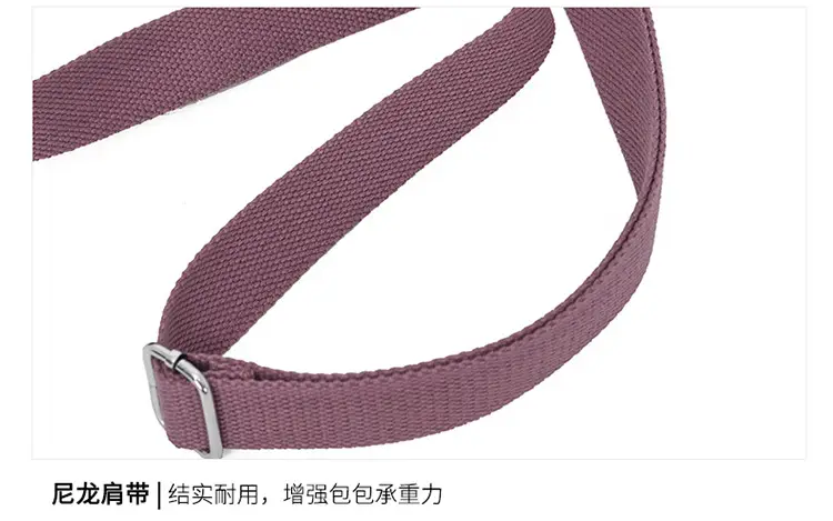 Black Nylon Crossbody Bag for Women Large Capacity — feature 23
