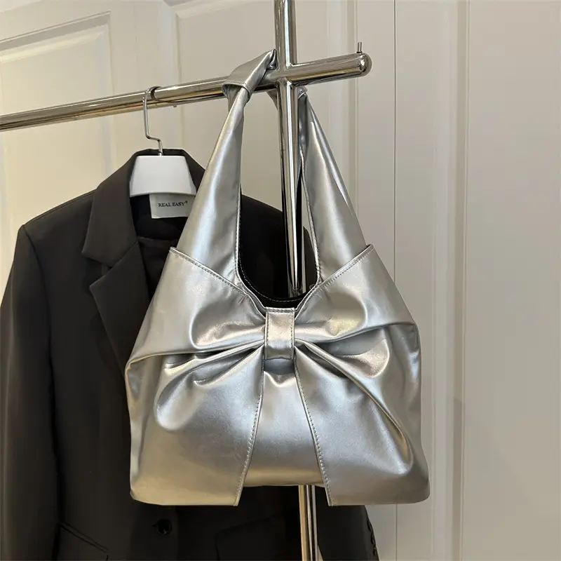 Korean Style Bow Bag for Women 2025 Casual Tote