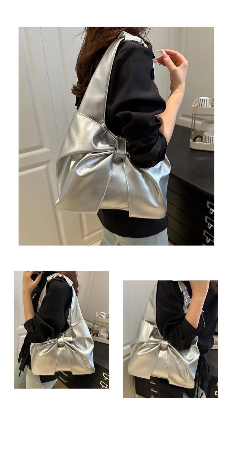 Korean Style Bow Bag for Women 2025 Casual Tote — feature 10