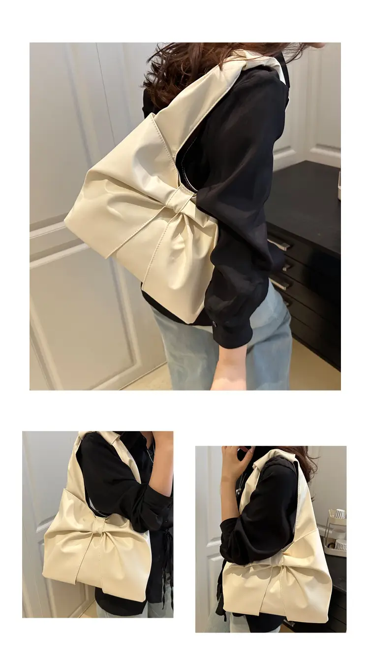 Korean Style Bow Bag for Women 2025 Casual Tote — feature 11