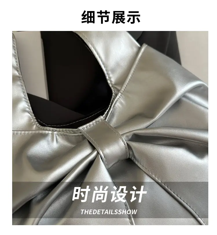 Korean Style Bow Bag for Women 2025 Casual Tote — feature 2